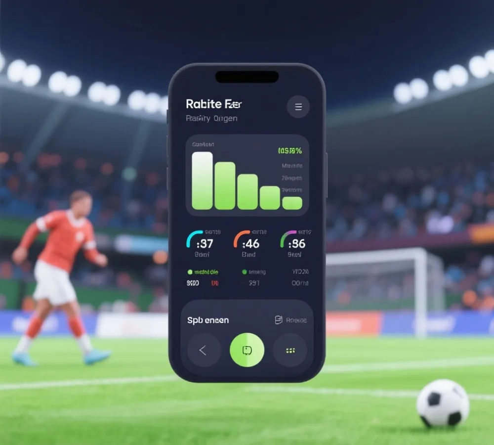 世界盃即時賽事追蹤應用介面示意圖