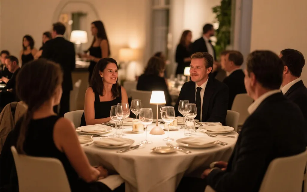 高端社交活动与定制行程的视觉场景